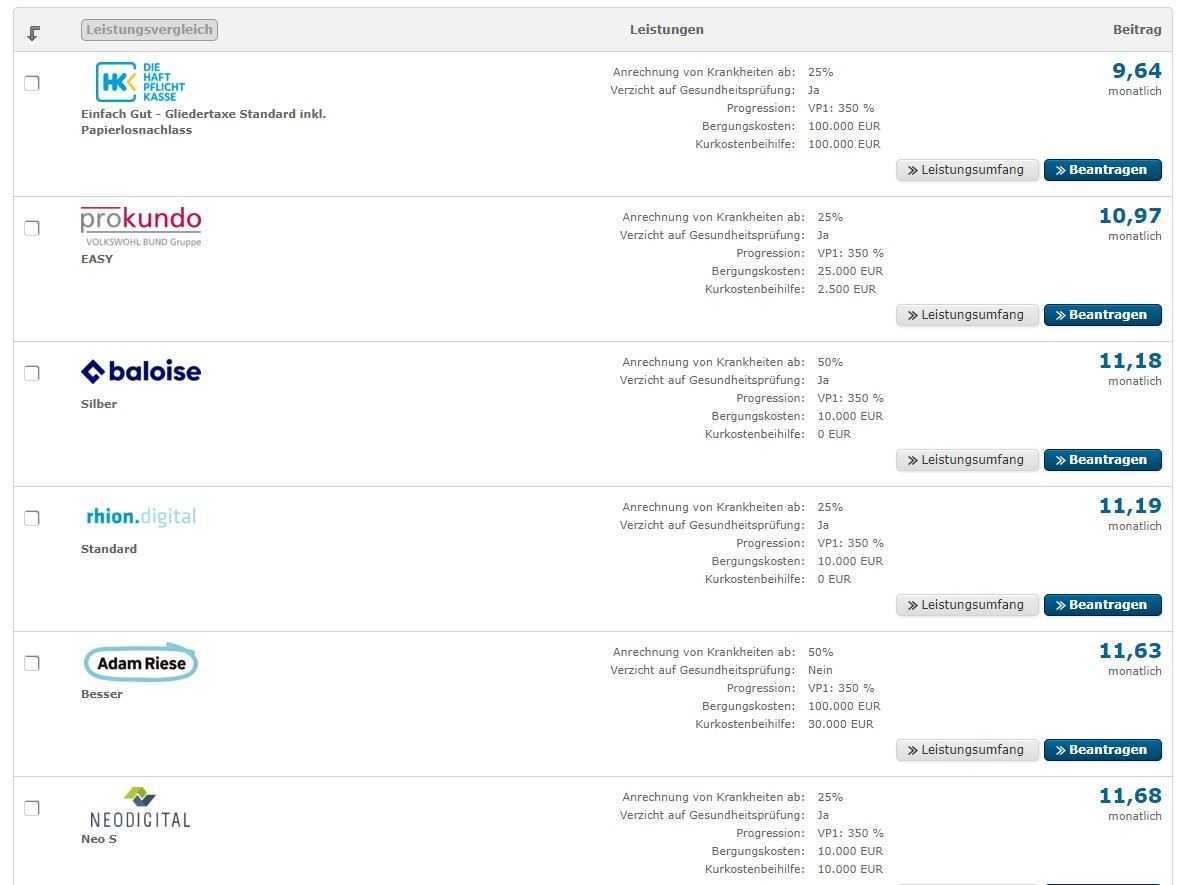 wie hoch sollte eine unfallversicherung sein tarifrechner